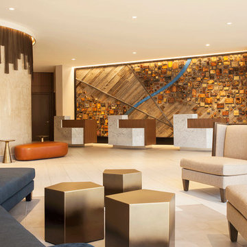 New Hotel Westin Chattanooga, TN. Furniture & Art Installations (Lobby/rooms)