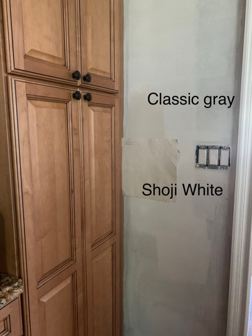 Classic Gray vs Shoji White - how to tone down warm ...