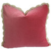 English Garden Pillows, English Florals, Pink Bird Floral Toile Pillows