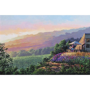 Disney Fine Art Together At The Vineyard by Rodel Gonzalez