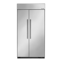Thermador 42" Built In Side By Side Refrigerator, Stainless Steel | T42BR810NS - Refrigerators