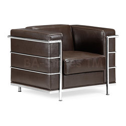 Fortress Armchair in Espresso - Armchairs And Accent Chairs