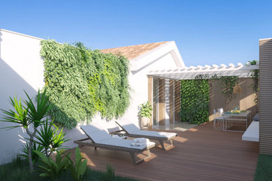 Esempio di una terrazza contemporanea