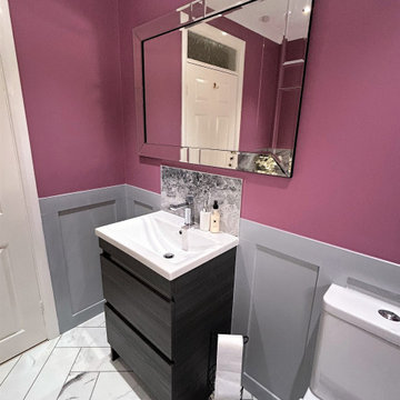 Whirlpool bath, bathroom tiles - Mr & Mrs Mayfield