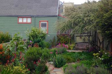 Inspiration for a mid-sized eclectic home design remodel in San Francisco