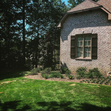 Full Foundation Re-planting and Accent Walls