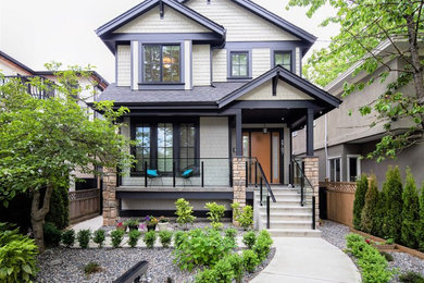 Inspiration for a craftsman exterior home remodel in Vancouver