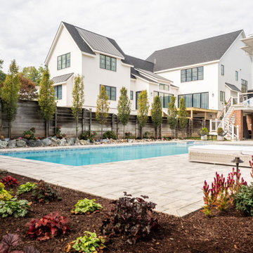 Pool Design with Privacy Screening in Urban Setting