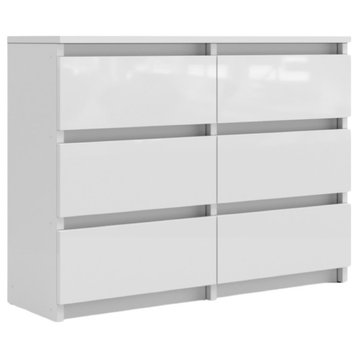 ELIAS Dresser, White/White Gloss