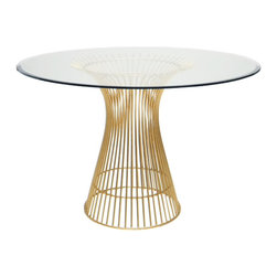 Matthew Izzo Stainless Steel Dining Table - Dining Tables