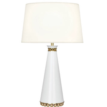Pearl Table Lamp, Fondine, Lily/Modern Brass