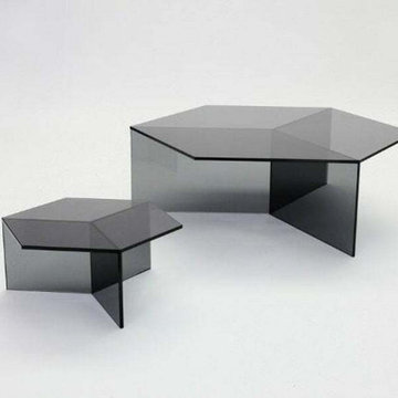 Modern Clear Lucite & Acrylic Coffee Tables