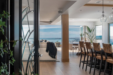 Inspiration for a coastal home design remodel in Orange County