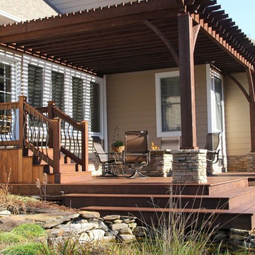 Tuscaloosa Pergola, Outdoor Kitchen, Firepit and Deck