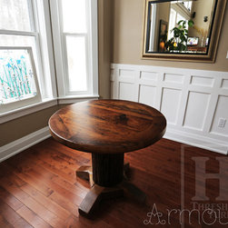 Round Reclaimed Wood Tables - Products