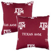 Texas A&M Aggies 16"x16" Decorative Pillow, Includes 2 Decorative Pillows