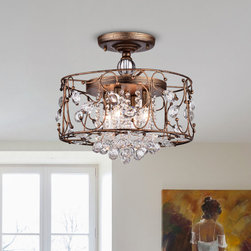 4-Light Flush Mount - Flush-mount Ceiling Lighting