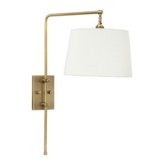 Crown Point 1 Light Wall Sconce, Antique Brass
