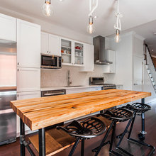 kitchen islands with butcher block