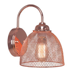 Plexus 1 Light Wall Sconce, Copper