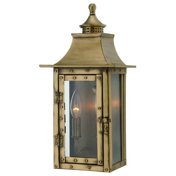 Acclaim St. Charles 2-Light Outdoor Wall Light 8302AB - Aged Brass