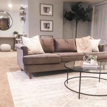 Elkhorn Rustic Boho Basement Refresh