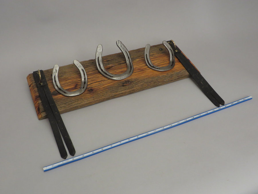 #R15082 Reclaimed Lumber, Horse Shoes, Tack Leather