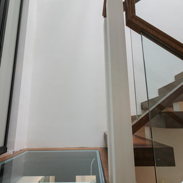 Project #68 | Ultra-Modern Staircase with Glass Landings