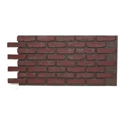 173-CHICAGO BRICK WALL PANEL - 24"H - Wall Panels