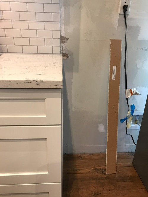 Kitchen Remodel Quartz Cut Unevenly