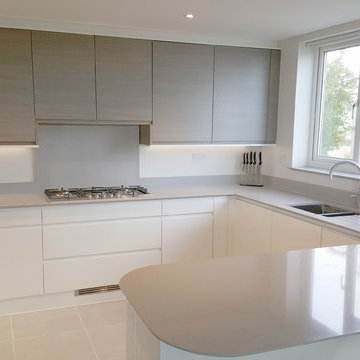 Handleless Modern Kitchen & Bedrooms in Canford Cliffs, Poole