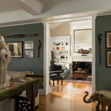 Traditional Living Room with Singapore Treasures
