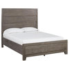 Modus Hearst California King Solid Wood Panel Bed in Sahara Tan