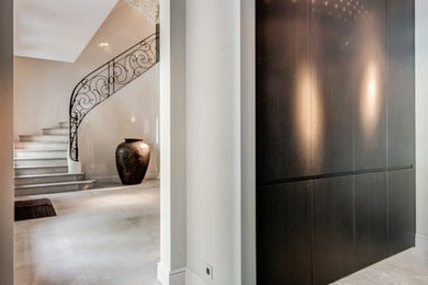 Inspiration for a contemporary hallway remodel in Other