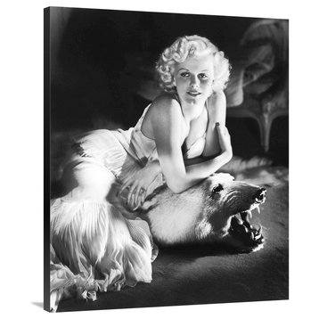 "Jean Harlow" Stretched Canvas Giclee by Hollywood Photo Archive, 33x40"