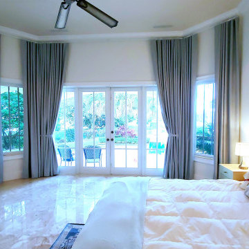 Blackout Draperies for a Guestroom Suite