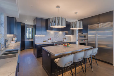 Design ideas for a modern kitchen in Sydney.