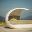 Shell Daybed With Seat Cushion, Neo Golden Brown, Navy