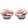 Rose Salt and Pepper Shakers, Set of 2