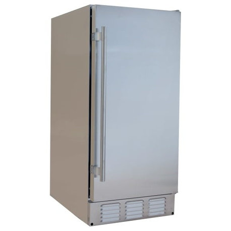 EdgeStar IB250OD 15"W 20 Lbs. Capacity Built-In Ice Maker - Stainless Steel