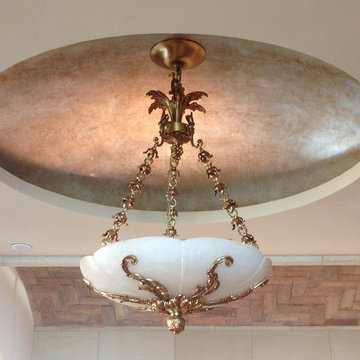 Metallic, Gold Leaf, Silver Leaf Ceilings and Domes