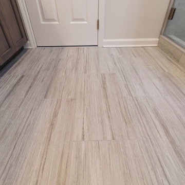 Warm Toned Bathroom Remodel