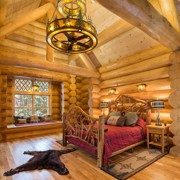 Big Moose, New York Log Home