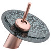 Waterfall Faucet Silver/Black, Antique Copper, 7"
