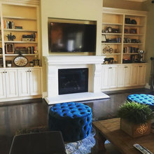 Fireplace wall