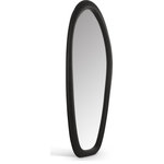 Meridian Furniture - Holland Polyresin Mirror, Black, Floor Mirror - Inspired by the natural world, the Holland black polyresin mirror brings a touch of nature indoors. Its organic shape and finish add a sense of calm and serenity to any room. An asymmetrical shape and high-quality polyresin frame create a striking and eye-catching piece.