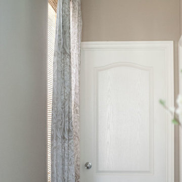 Beachy, Boho Farmhouse Gets Transformed With Woven Wood Shades
