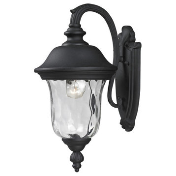 Z-Lite 534S-BK Armstrong - One Light Outdoor Wall Mount