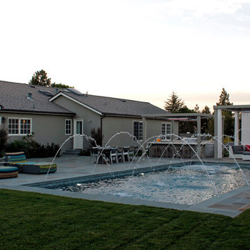 Pool with Fountains