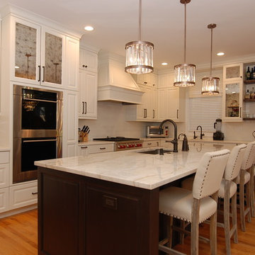 White Transitional Kitchen